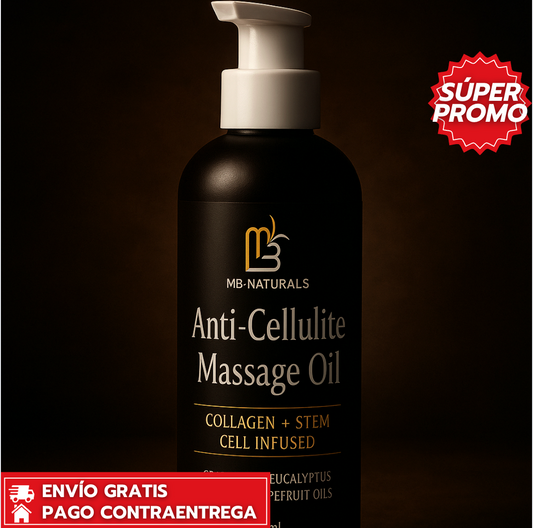 Anticellulite™: Aceite reafirmante que reduce la celulitis y mejora la firmeza de la piel.