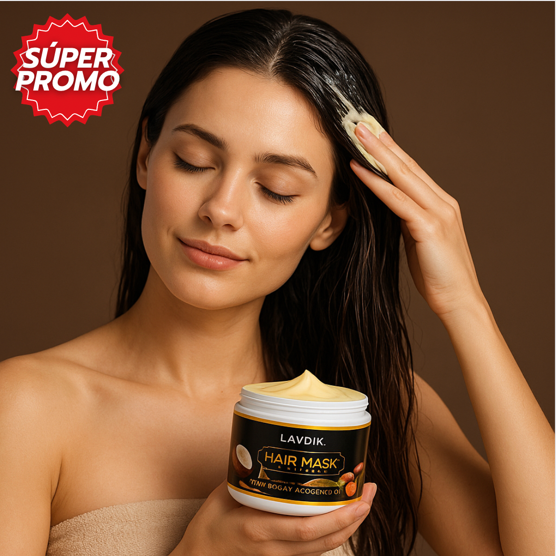 Oferta Especial 2X1 : Lavdik Hair Mask™: Mascarilla nutritiva que repara e hidrata el cabello.