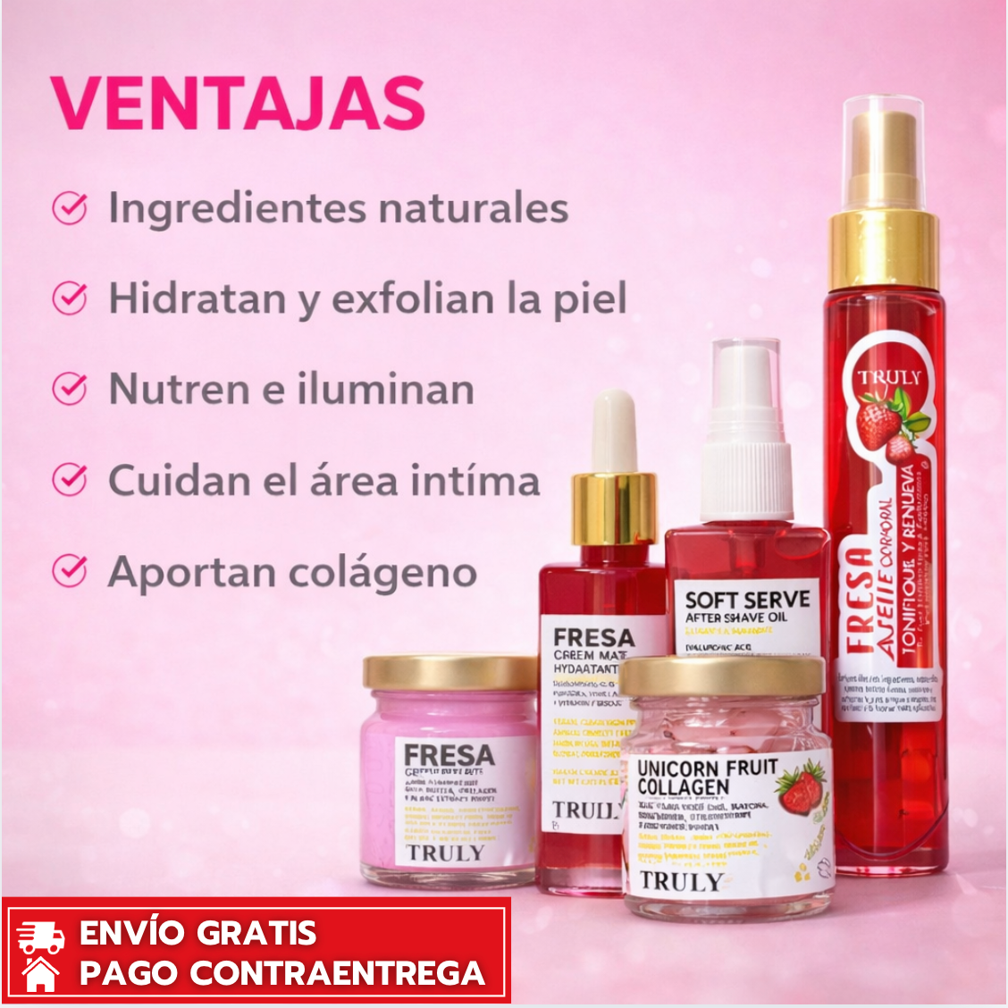 Oferta Especial 5X1 Truly Box™: cuidado íntimo completo para una piel suave, fresca y segura cada día