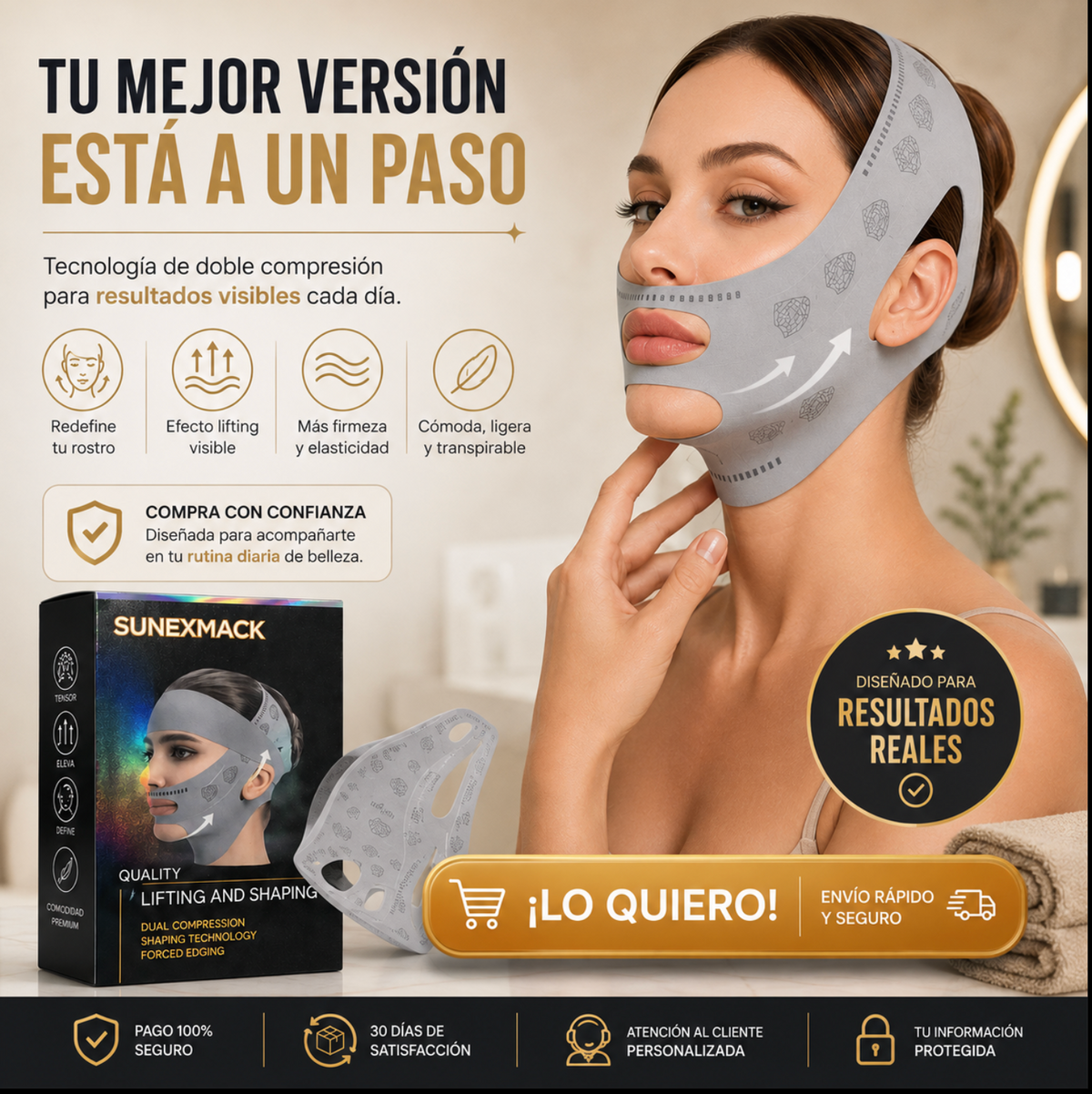 SunexMack™: Faja Para Perfilar El rostro