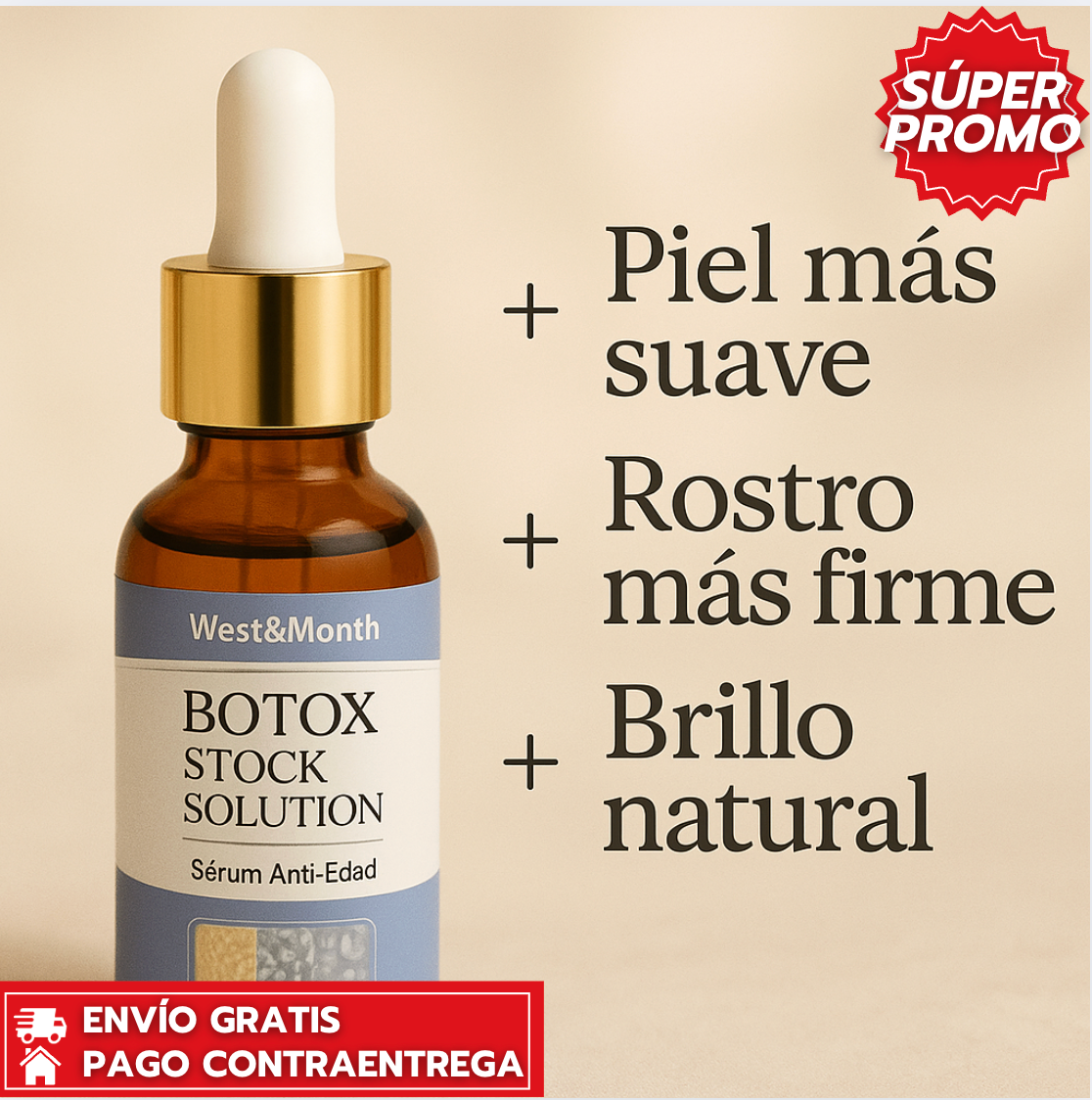 Oferta Especial 2X1 : Botox Stock Solution™: Suero que suaviza líneas y aporta firmeza.