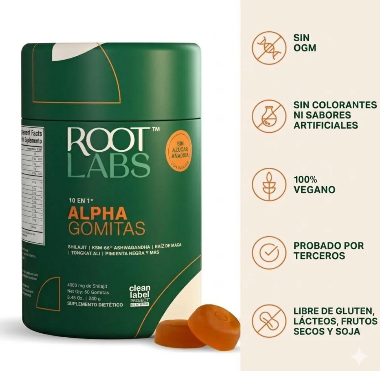 ROOTLABS™: Gana +3 pulgadas de longitud y una dureza increíble.