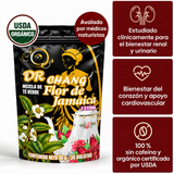 Té verde con flor de jamaica: 30 bolsitas, apoyo diario