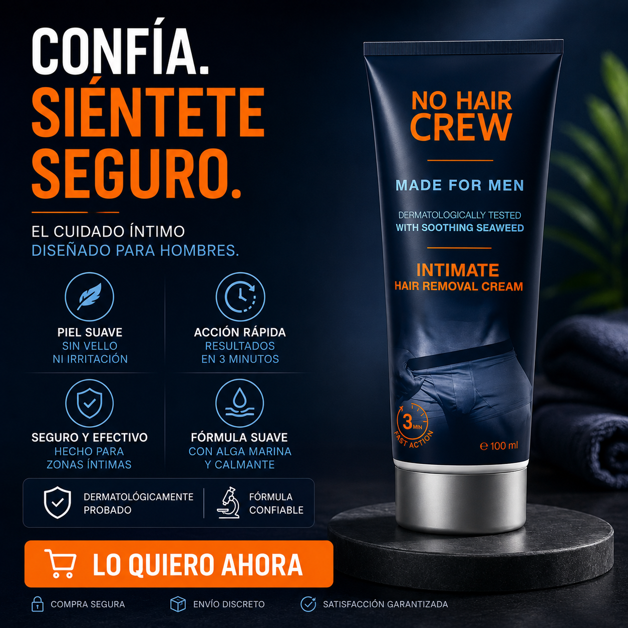 No Hair Crew™: Sin cuchillas, Sin cortes, Sin Pena