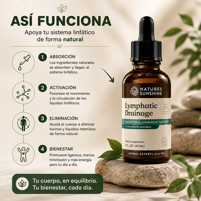 2X1 LYMPHATIC DRAINAGE™: Drenaje Linfático Natural, Reduce la hinchazon
