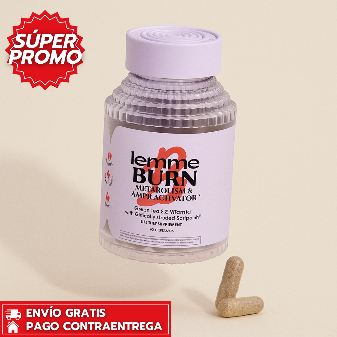 Lemme Burn™: Suplemento vegano para acelerar el metabolismo y quemar grasa abdominal.