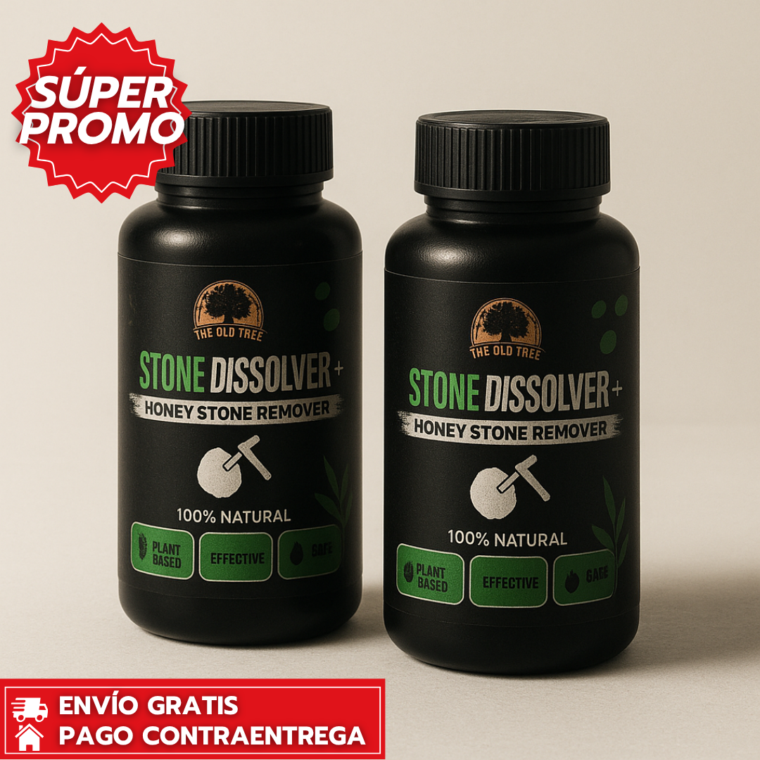 Oferta Especial 2x1 Stone Dissolver™: Suplemento Natural que Disuelve Cálculos y Limpia tus Riñones.