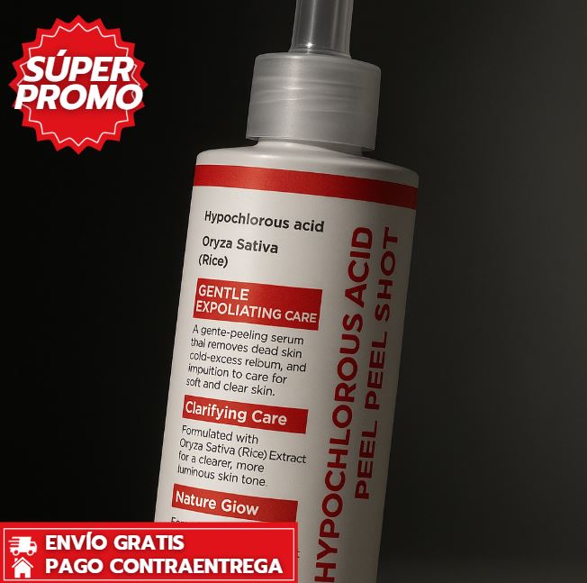 Hypochlorous Acid Peel™: Exfoliante líquido que purifica, ilumina y renueva la piel al instante.