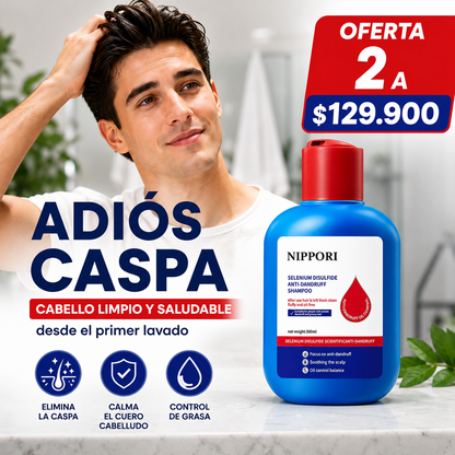 2X1 Oferta Especial NIPPORI™: Controla Grasa, Elimina Caspa, Calma Picazón
