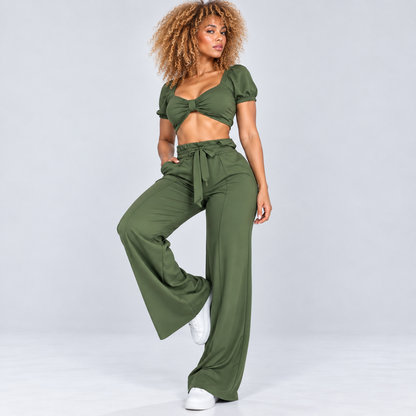 Pantalon Monaco™ Tela Burda Bota Ancha: comodidad con look arreglado