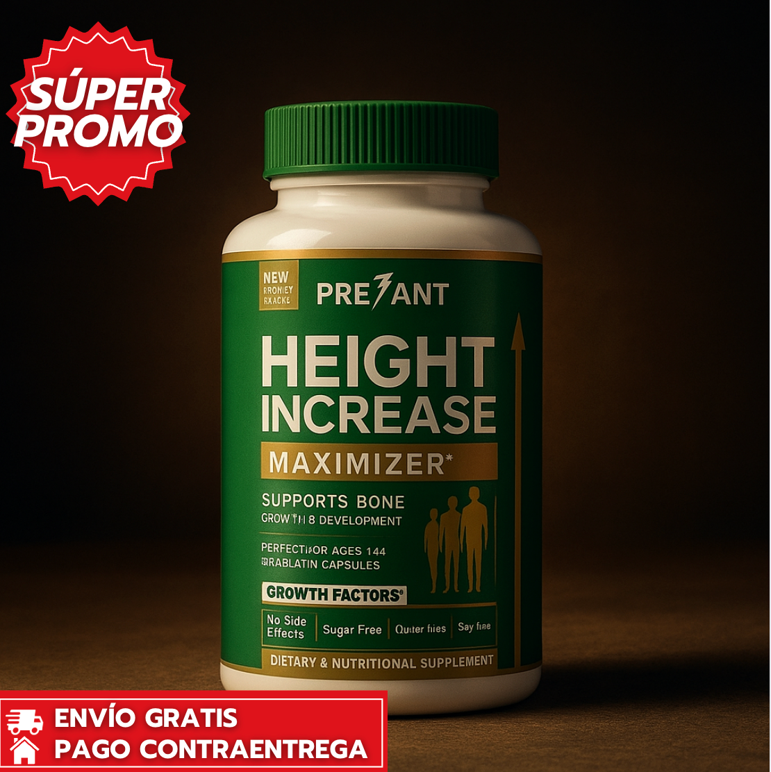 Pretant™: Suplemento natural que impulsa el crecimiento y fortalece los huesos de forma segura.
