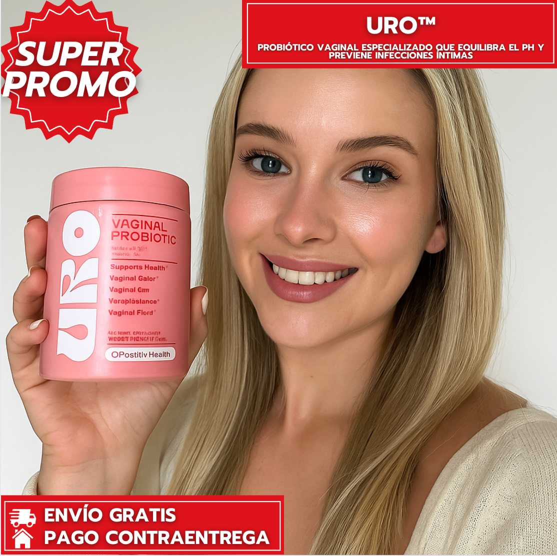 URO™: Probiótico Vaginal Especializado que Equilibra el pH y Previene Infecciones Íntimas