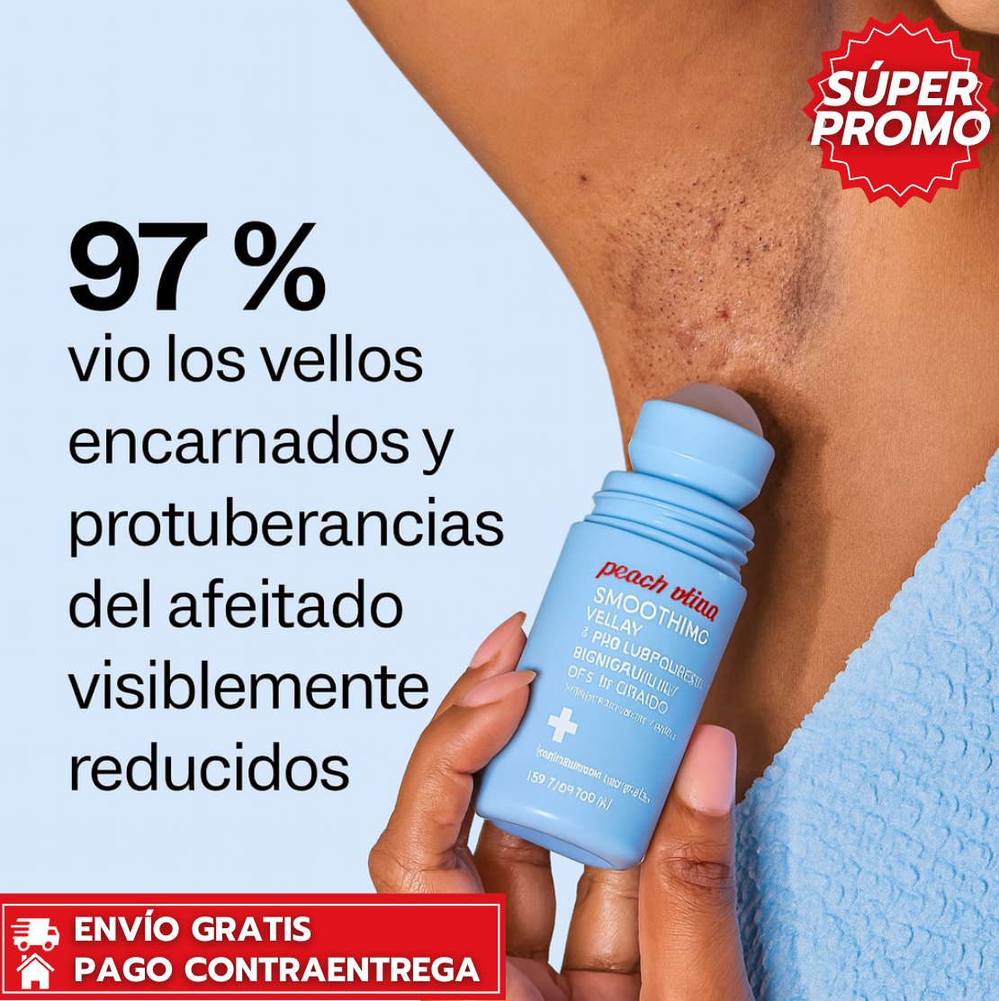 Peach Slices™: Tratamiento en Roll-On que Reduce Bultos, Calma Irritación y Previene Pelos Encarnados para una Piel Suave y Uniforme
