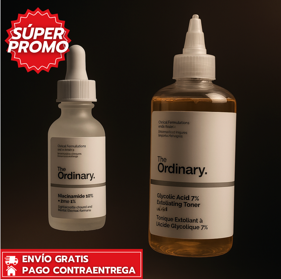 Oferta Especial 2x1: KIT ORDINARY™ – Exfoliación Suave + Control de Imperfecciones para una Piel Más Luminosa y Equilibrada