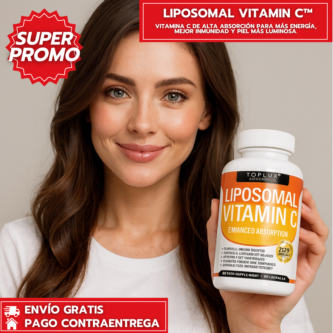 Liposomal Vitamin C™: Vitamina C de alta absorción para más energía, mejor inmunidad y piel más luminosa.