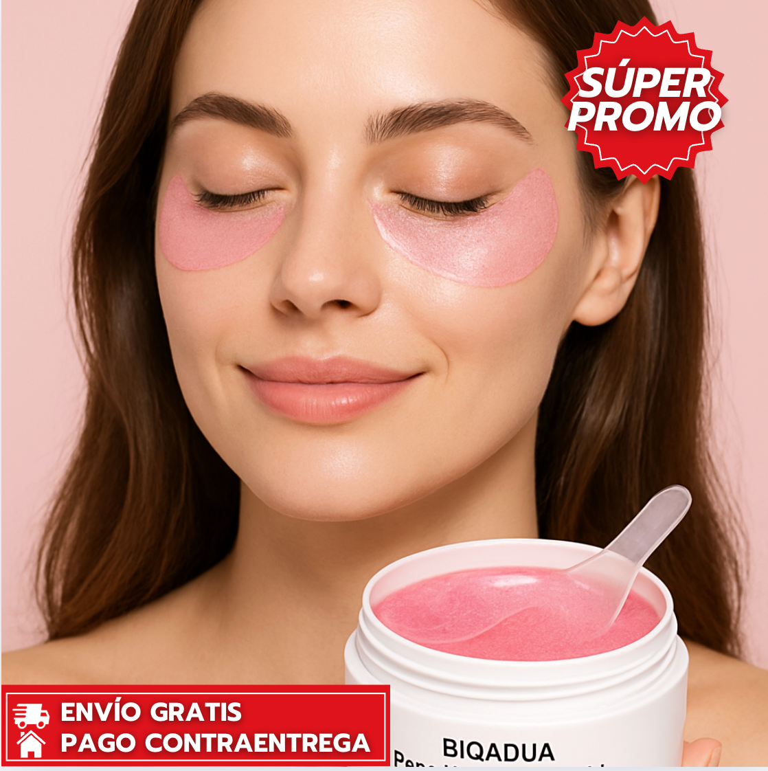 Oferta Especial 2x1 : Bioaqua™ : Parches de hidrogel que hidratan y revitalizan la mirada.