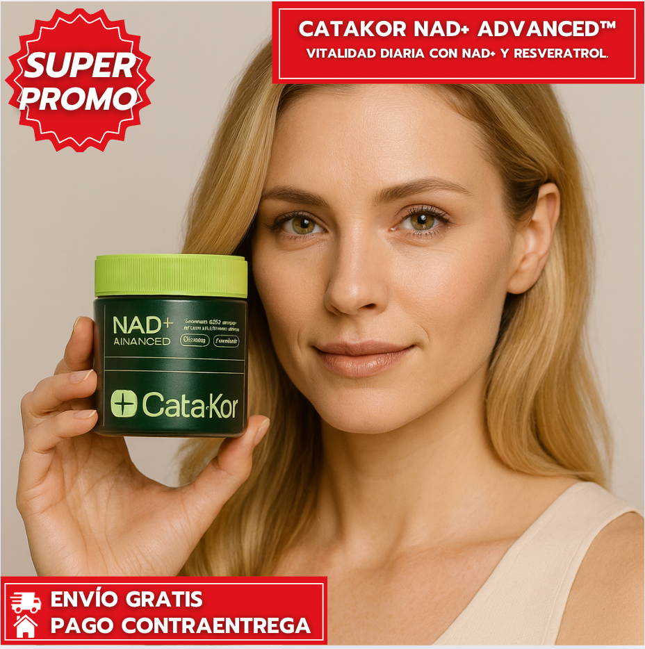 CataKor NAD+ Advanced™ : Vitalidad diaria con NAD+ y resveratrol.