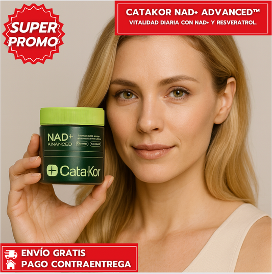 CataKor NAD+ Advanced™ : Vitalidad diaria con NAD+ y resveratrol.
