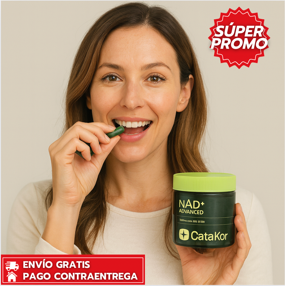 CataKor NAD+ Advanced™ : Vitalidad diaria con NAD+ y resveratrol.