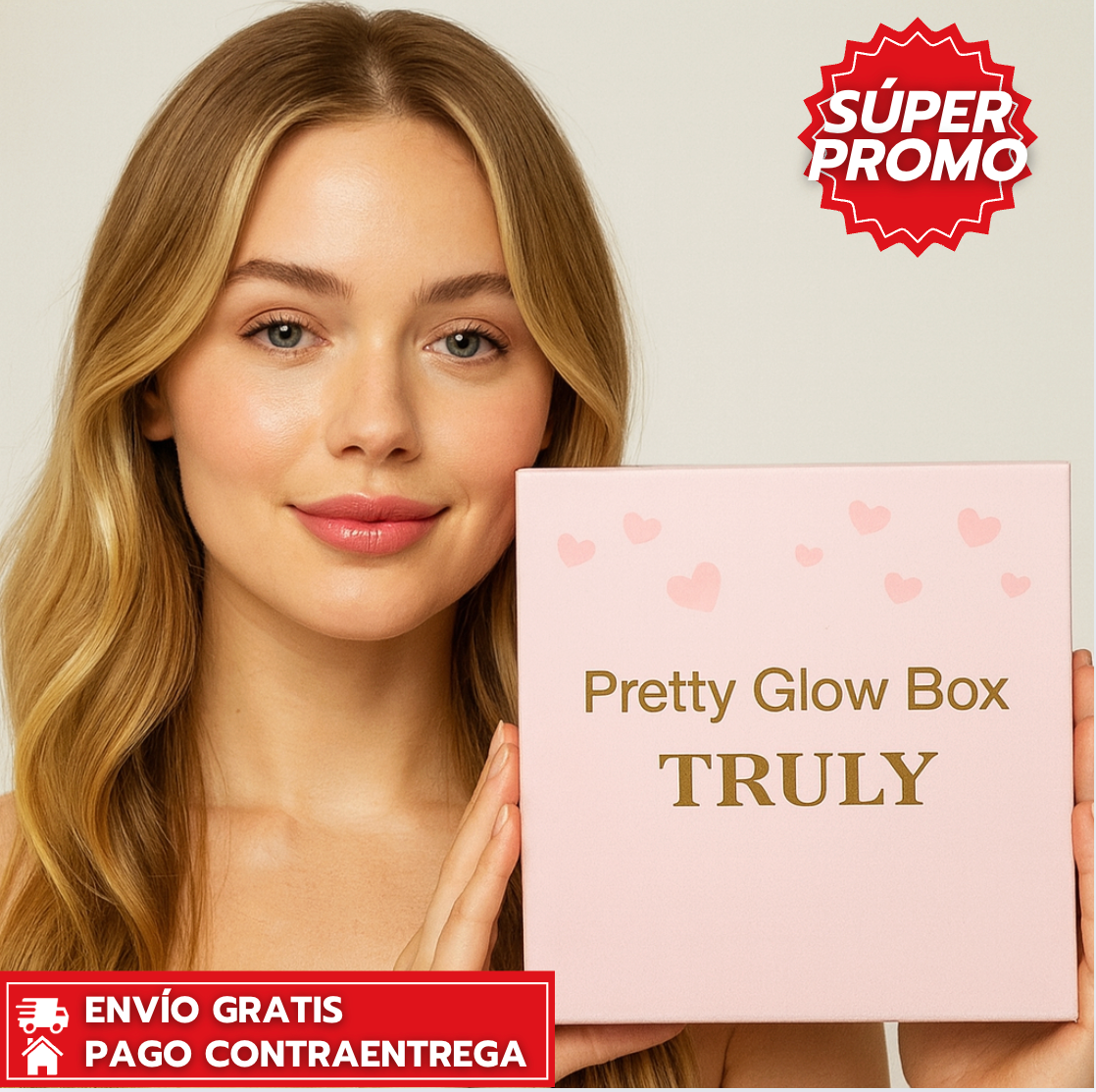 Oferta Especial 6X1: Pretty Glow Box™: Kit de autocuidado con hidratación profunda y glow diario.