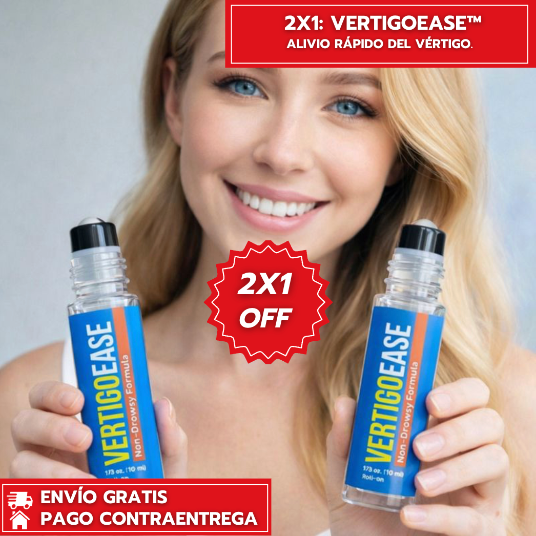 Oferta Especial 2X1: VertigoEase™ : Alivio rápido del vértigo.