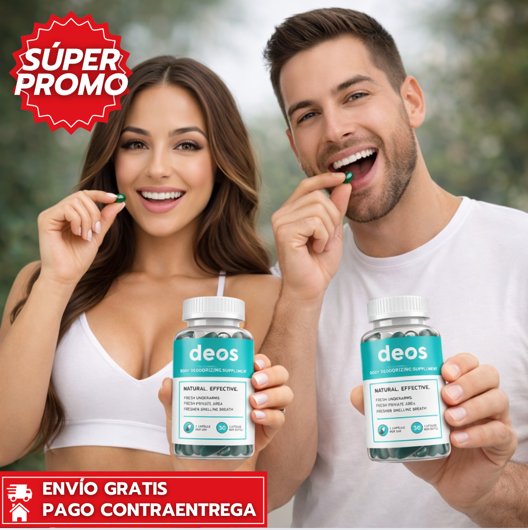 Oferta Especial 2X1: Deos™: Frescura corporal total desde el interior, todo el día.