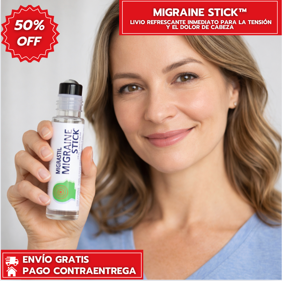 Migraine Stick™: livio refrescante inmediato para la tensión y el dolor de cabeza