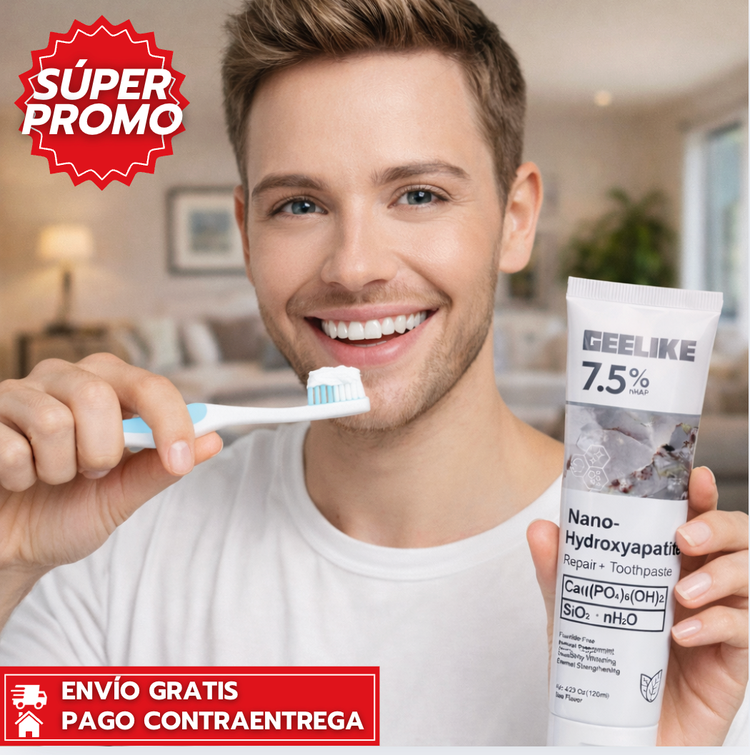 Oferta Especial 2X1: Ceelike™: Pasta dental que repara el esmalte y reduce la sensibilidad.