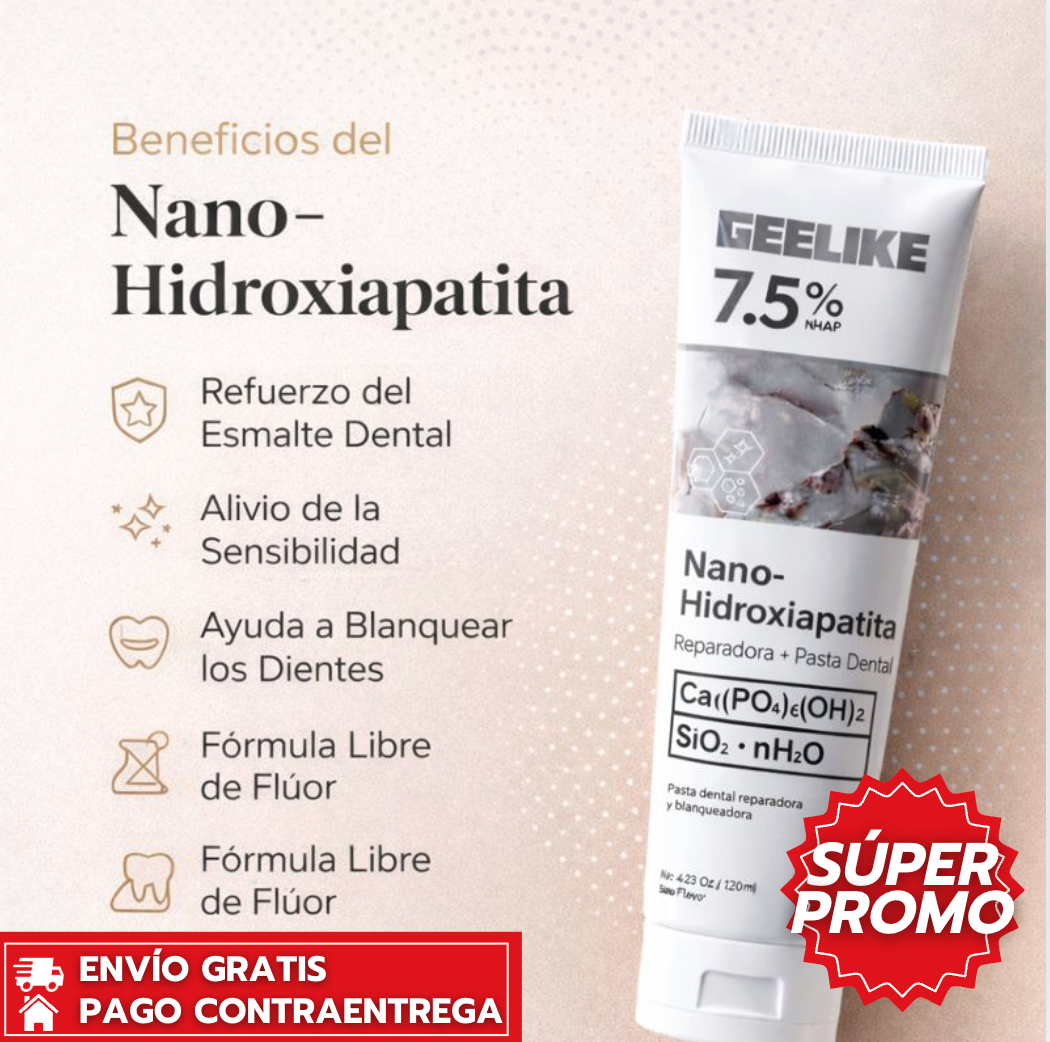 Oferta Especial 2X1: Ceelike™: Pasta dental que repara el esmalte y reduce la sensibilidad.