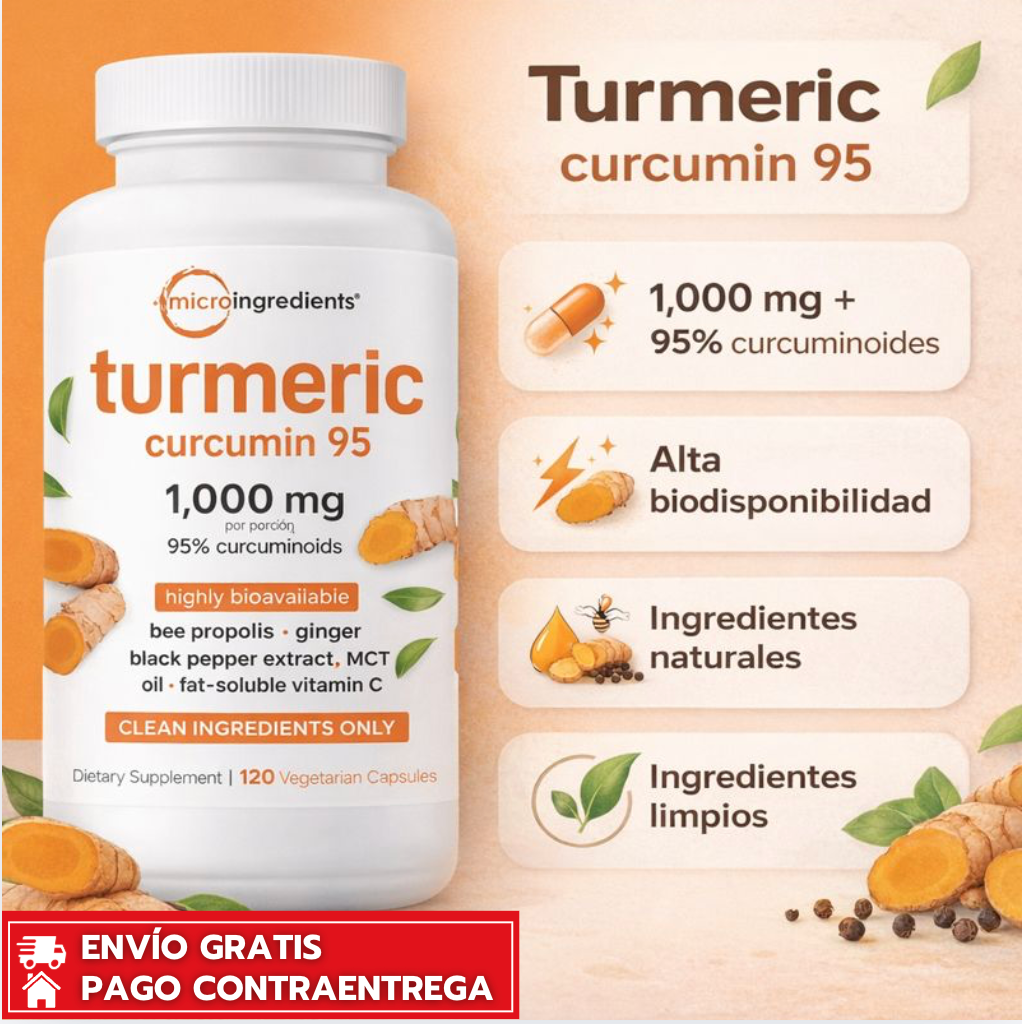 Oferta Especial 2X1: Turmeric™: Soporte natural para articulaciones y movilidad.