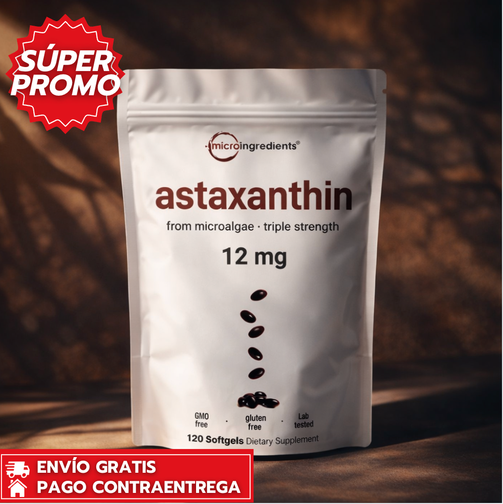 Astaxanthin™: Antioxidante natural que protege y revitaliza tu cuerpo.
