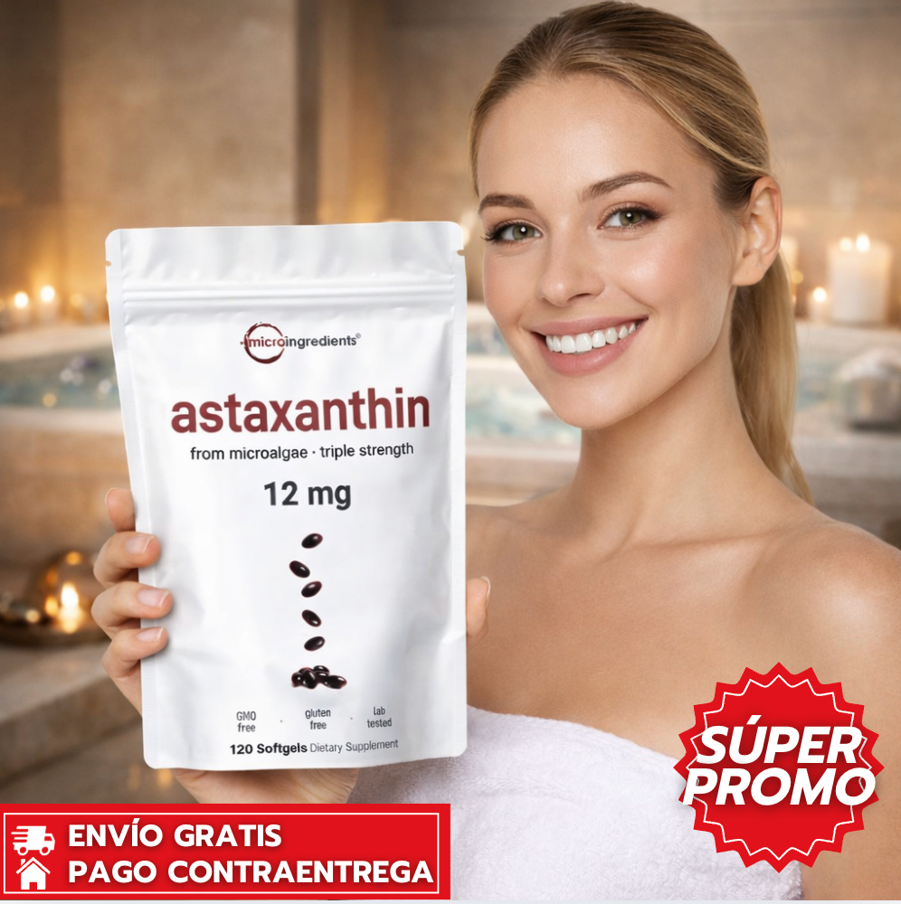 Astaxanthin™: Antioxidante natural que protege y revitaliza tu cuerpo.