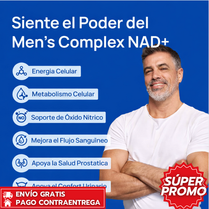 Oferta Especial 2X1: Selerb™: Suplemento de NAD+ para Hombres - 60 Cápsulas