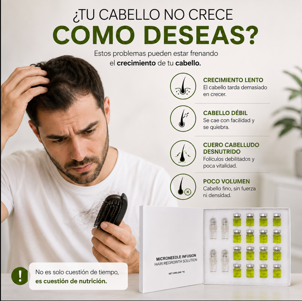 KIT Apex™: Sistema de regeneración capilar MicroNeedle Hair Infusion