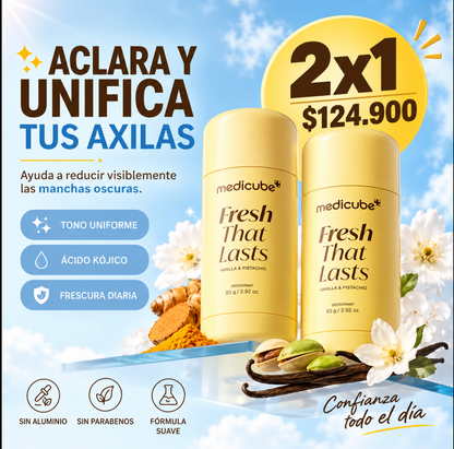 OFERTA 2X1 ESODORANTE MEDICUBE | ACLARANTE DE AXILAS ✨