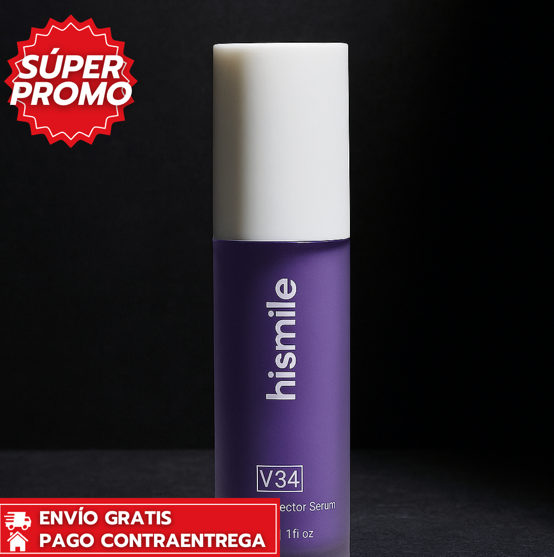 HiSmile™: Blanqueador dental sin peróxido que aclara manchas y devuelve el brillo natural a tu sonrisa.