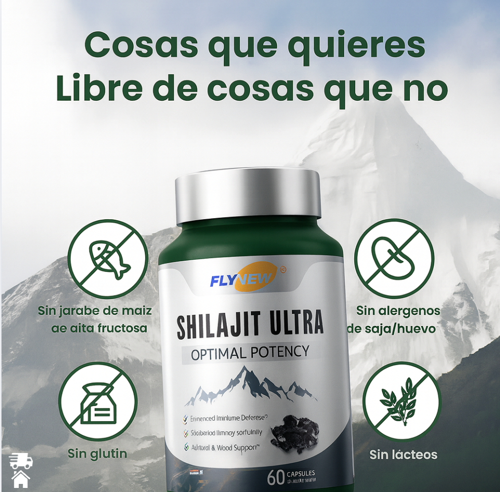 Shilajit Ultra™: Suplemento natural que potencia energía, enfoque y rendimiento con una fórmula avanzada de extractos premium.