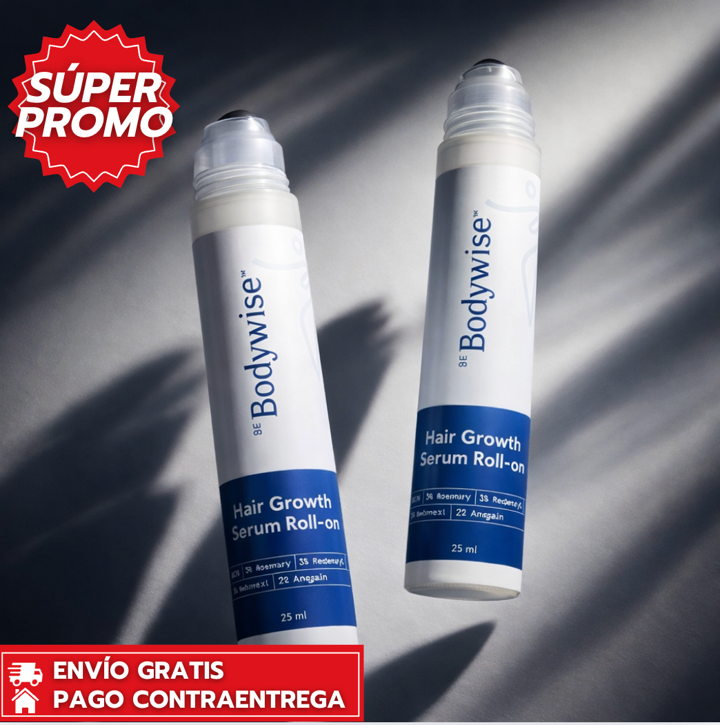 Oferta Especial 2x1: BodyWise™: Estimula el crecimiento y fortalece el cabello.