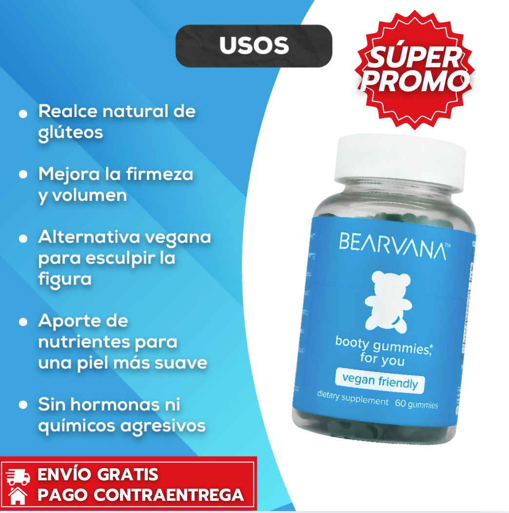 Oferta Especial 2X1: Combo Beervana™: Gomitas naturales que apoyan los Gluteos y Bustos