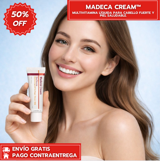 Madeca Cream™: Piel Más Joven y Suave