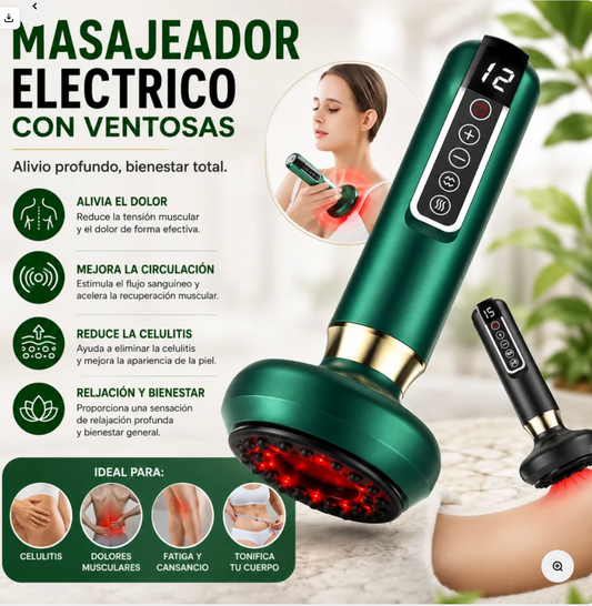 MASAJEADOR ELÉCTRICO™ : 3 en 1 Masaje y piel firme