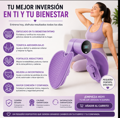 Ejercitador Pelvico: Tonifica Musculos, Abductores Y abdomen Bajo