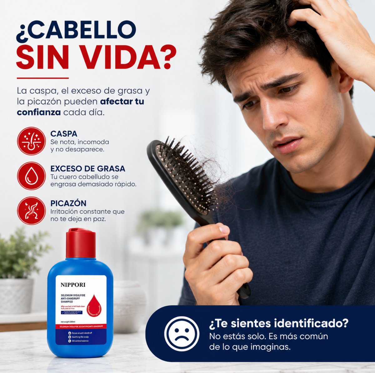 2X1 Oferta Especial NIPPORI™: Controla Grasa, Elimina Caspa, Calma Picazón