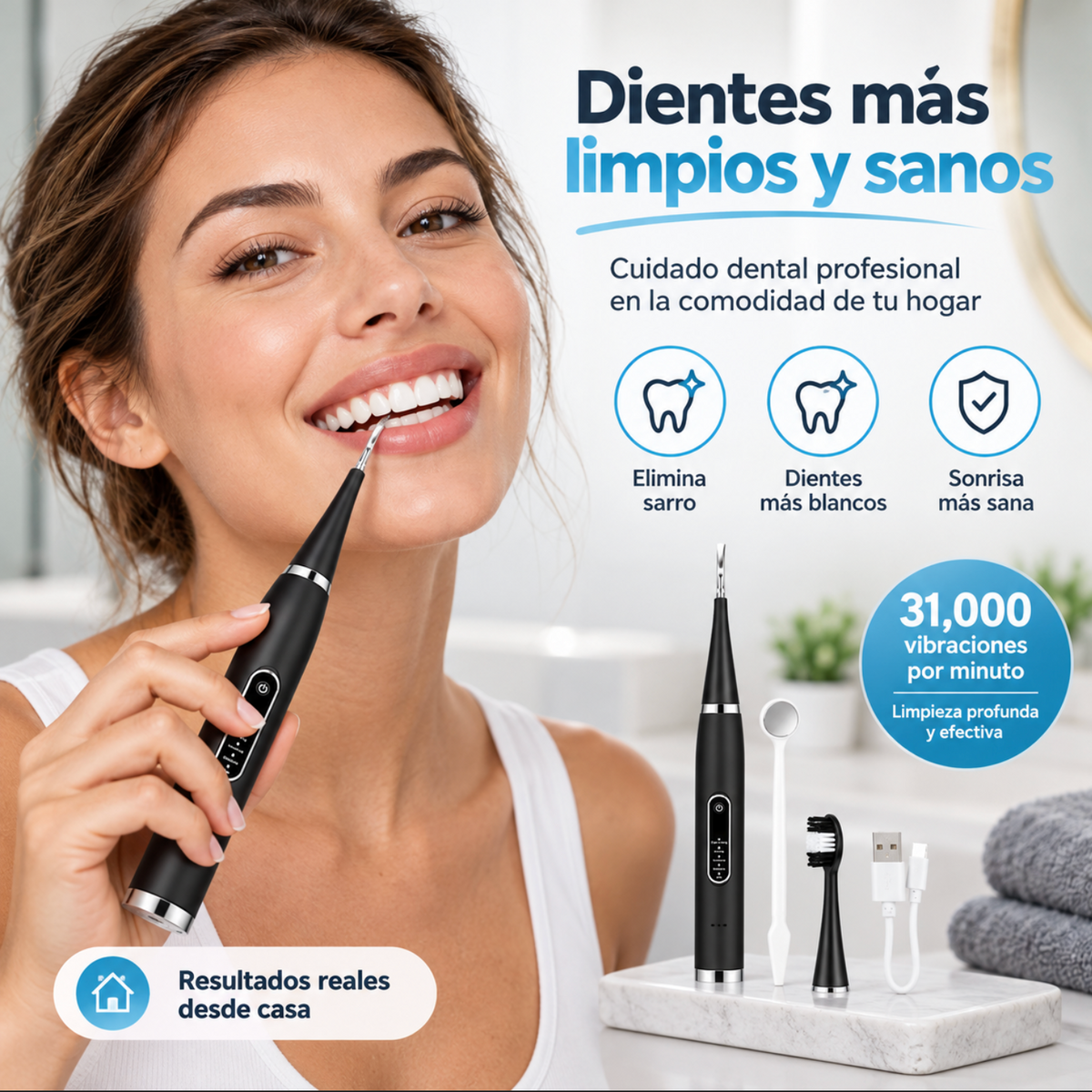 Cepillo Electrico Para Remover Sarro