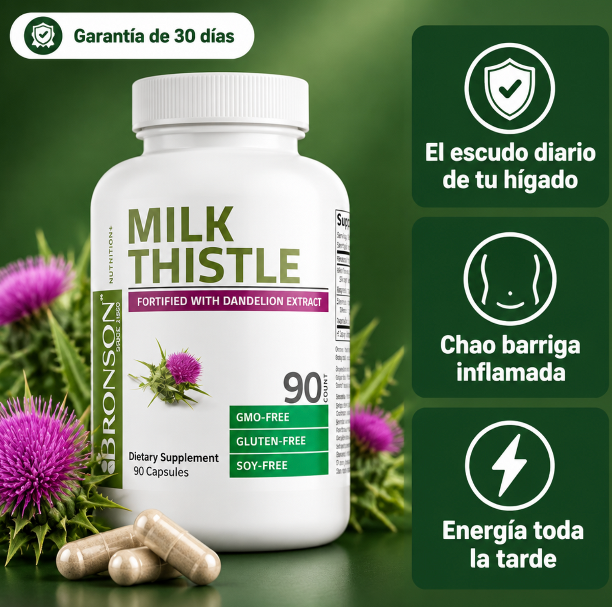 Milk Thistle: cardo mariano y diente de león para tu hígado