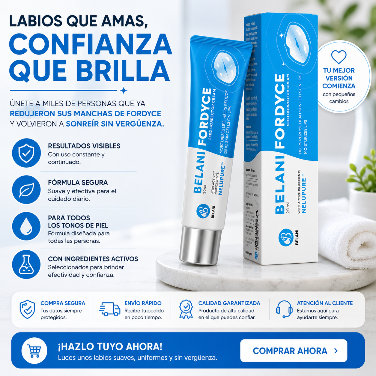 Belany Fordyce™: Dile Adiós a Los Puntitos y Las Manchas en Tus Labios