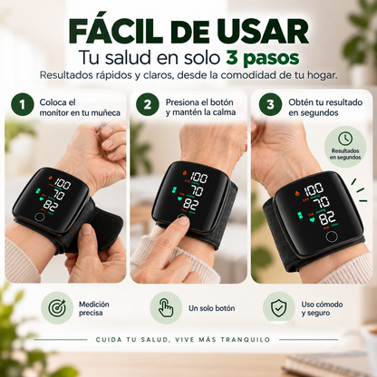 Medición Rápida y Precisa – Monitor Arterial De Presión Arterial