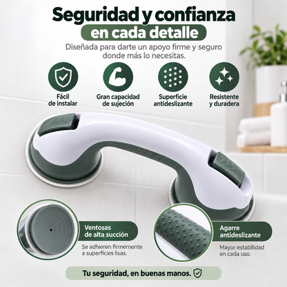 Barra de Seguridad™: Apoyo Seguro en Cada Paso, sin Taladrar tu Pared