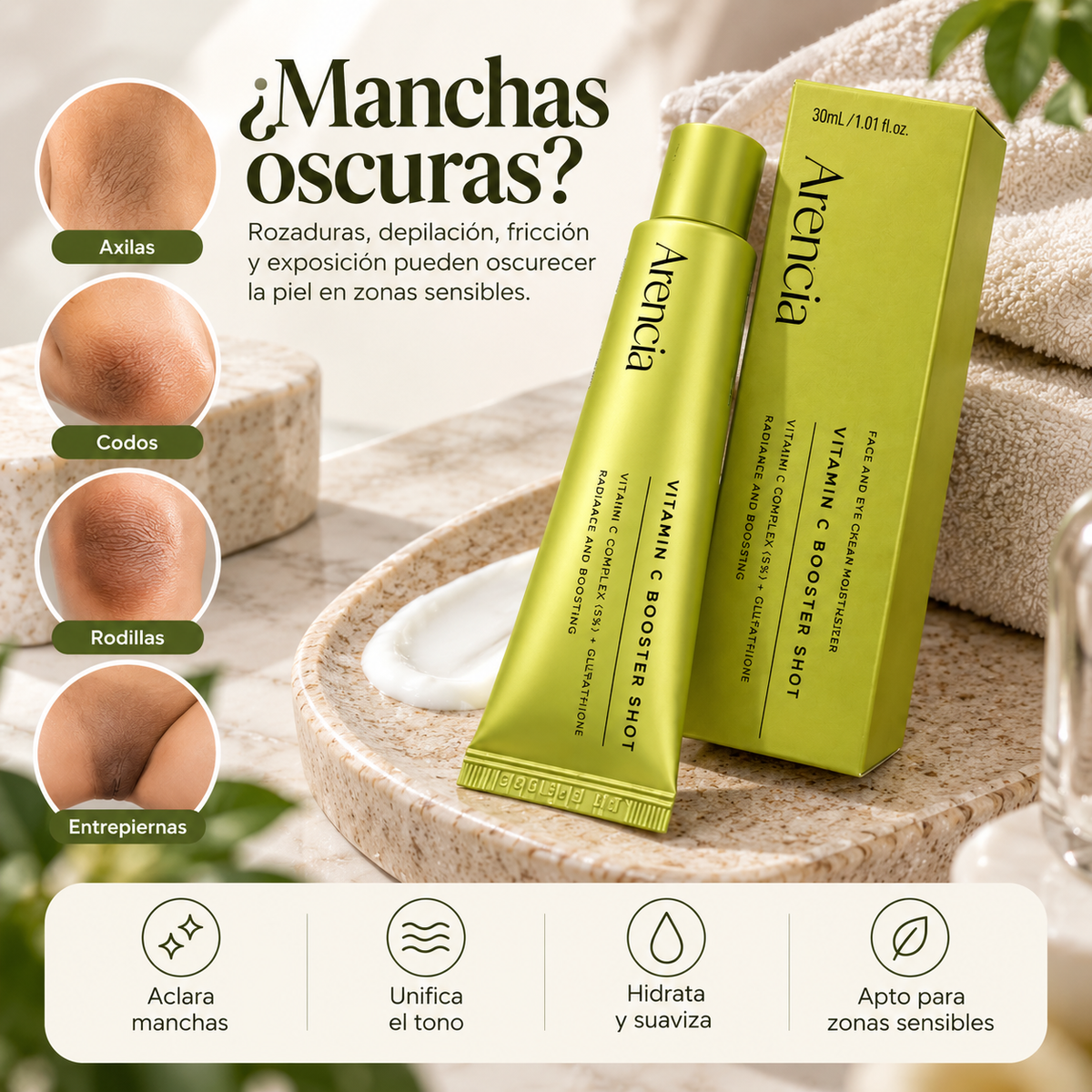 Arencia Vitamina C™: El Shot que Disminuye tus Manchas