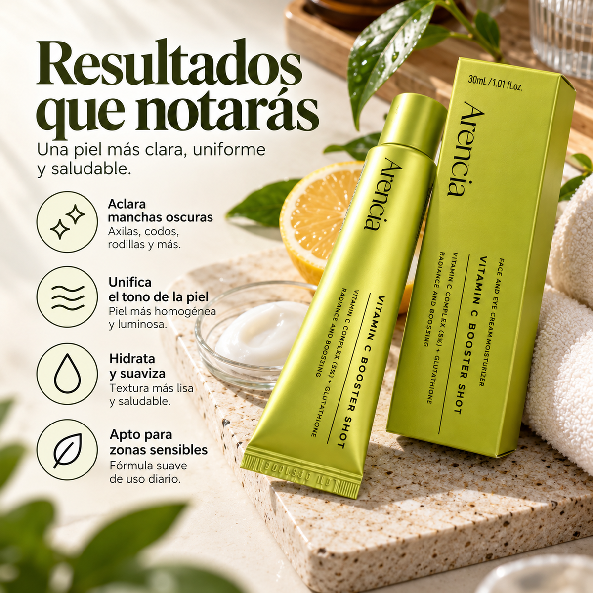 Arencia Vitamina C™: El Shot que Disminuye tus Manchas